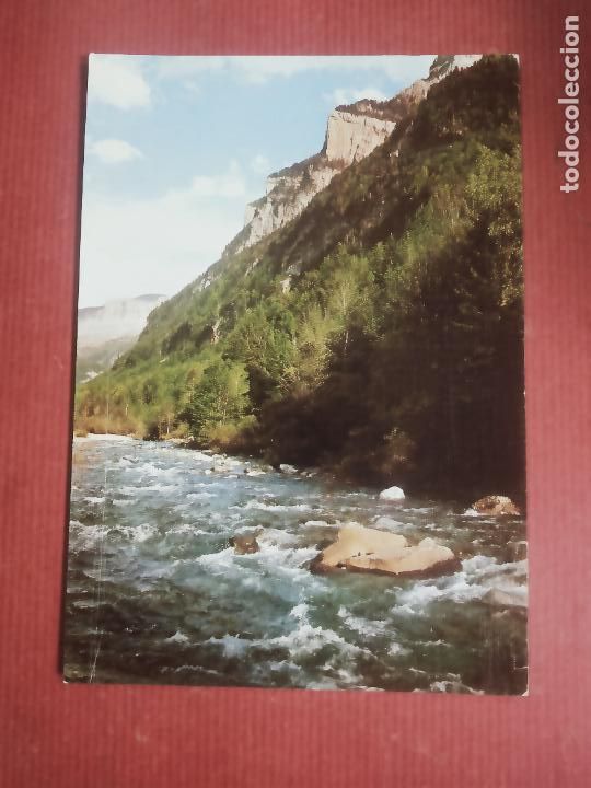Postales: POSTAL N&ordm; 118 - PARQUE NACIONAL DE ORDESA - PIRINEO ARAGONES - RIO ARAZAS Y LAS PROAS. ED. SICILIA