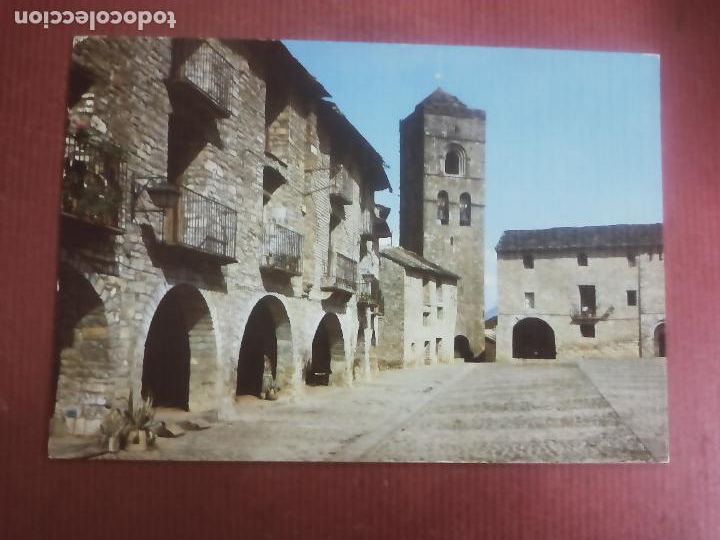 Postales: POSTAL N&ordm; 22. AINSA - PIRINEO ARAGONES. PLAZA MAYOR. EDICIONES SICILIA.
