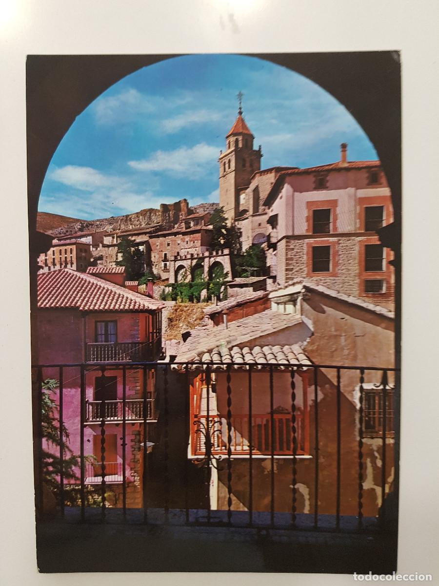 Postcards: POSTAL ALBARRACIN VISTA PARCIAL Y TORRE CATEDRAL. 1967. SIN CIRCULAR. TERUEL