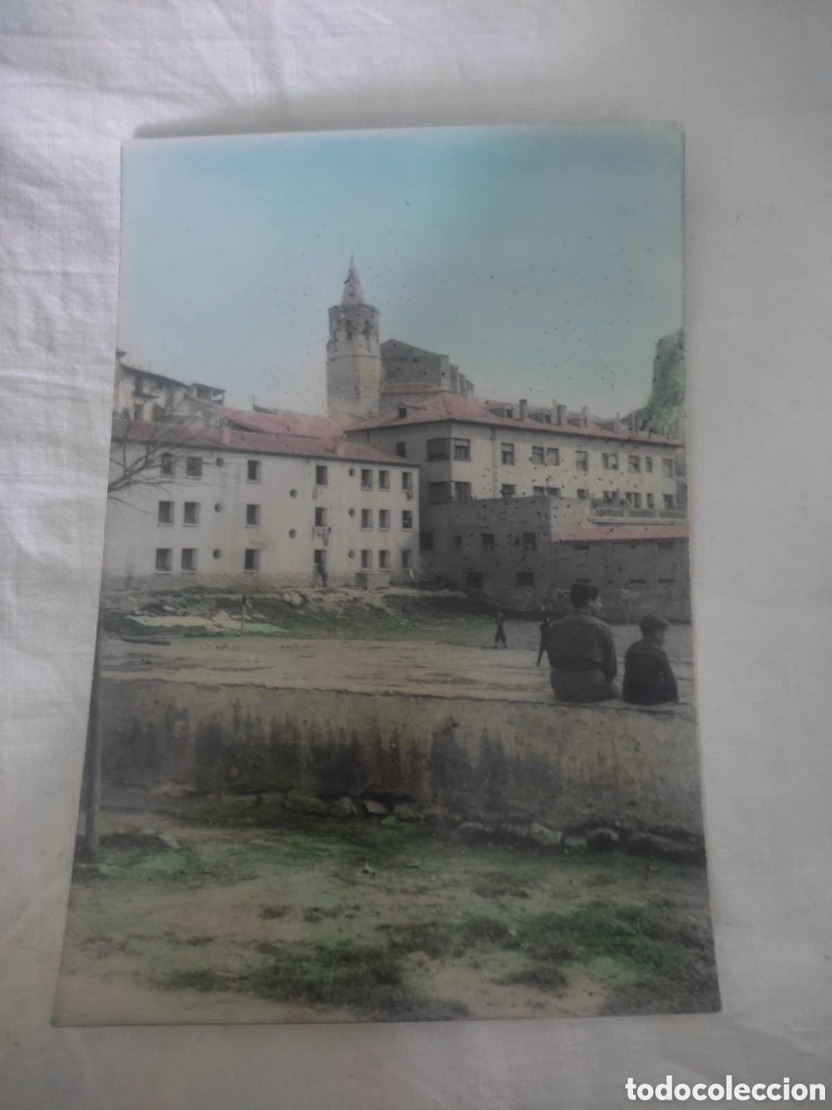 Postcards: Postal coloreada vistas Montalb&aacute;n