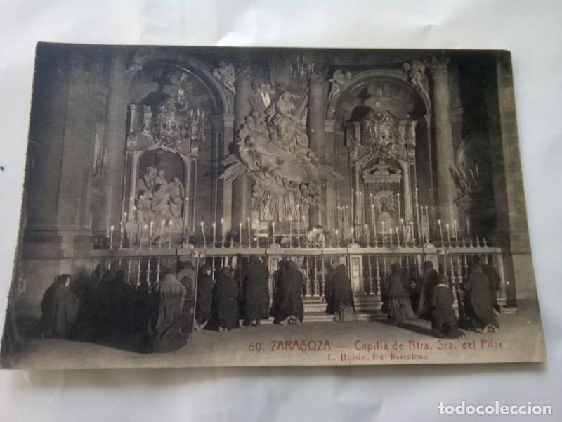 Postales: ZARAGOZA , POSTAL ANTIGUA , BLANCO Y NEGRO - Foto 2