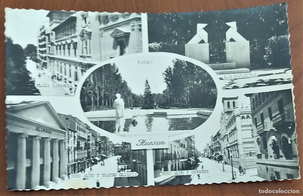 Postales: RECUERDO DE HUESCA - EDICIONES DARVI - CIRCULADA - Foto 1