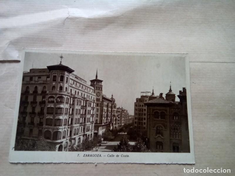 Postales: ZARAGOZA , POSTAL ANTIGUA , - Foto 2