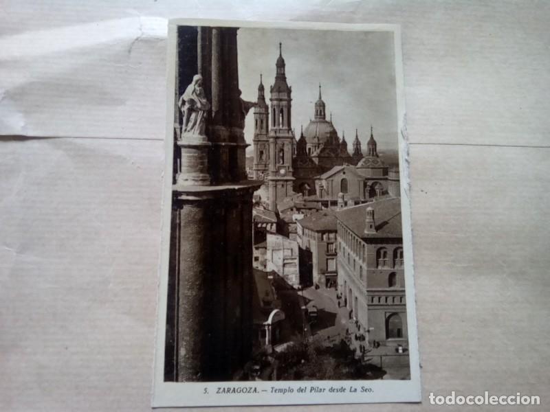 Postales: ZARAGOZA , POSTAL ANTIGUA , - Foto 2