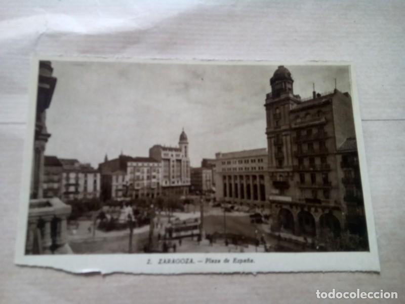 Postales: ZARAGOZA , POSTAL ANTIGUA , - Foto 2