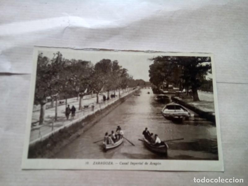 Postales: ZARAGOZA , POSTAL ANTIGUA , DIFICIL - Foto 1