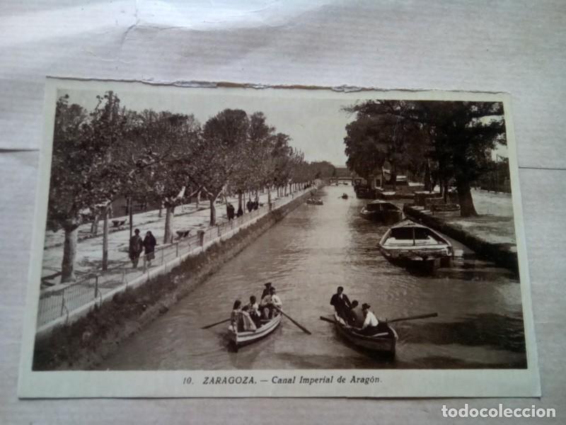 Postales: ZARAGOZA , POSTAL ANTIGUA , DIFICIL - Foto 2