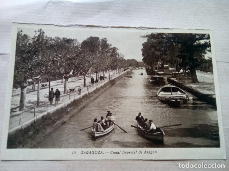 Postales: ZARAGOZA , POSTAL ANTIGUA , DIFICIL - Foto 3
