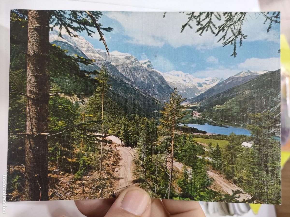 Postales: Postal PIRINEO ARAGON&Eacute;S Valle de PINETA y Presa del R&iacute;o Cinca N 15 SICILIA