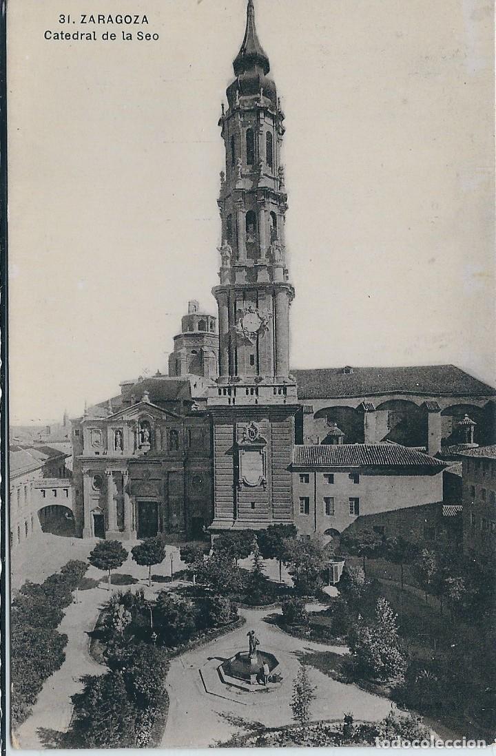 Postales: ZARAGOZA - CATEDRAL DE LA SEO - Foto 1