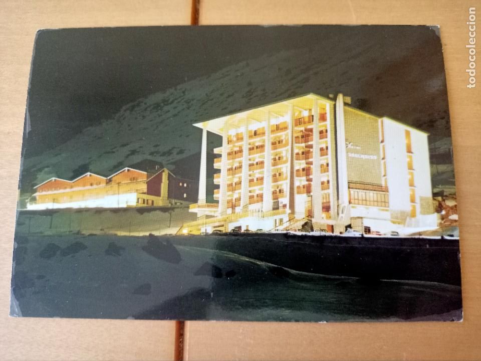 Postales: CANDANCHU ESTACION INVERNAL ED SICILIA HOTEL EDELWEISS NOCTURNO