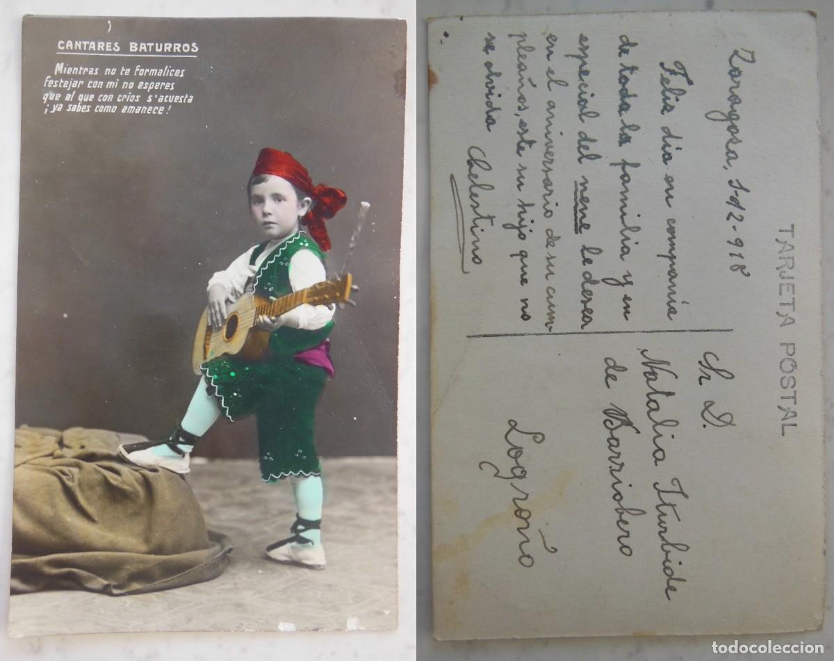 Postales: CANTARES BATURROS. 1918 - Foto 1