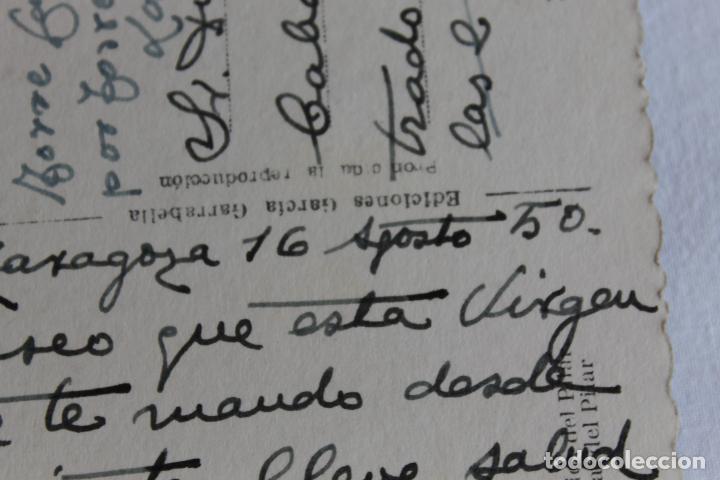 Postales: ZARAGOZA BASILICA DEL PILAR 1950 - Foto 4