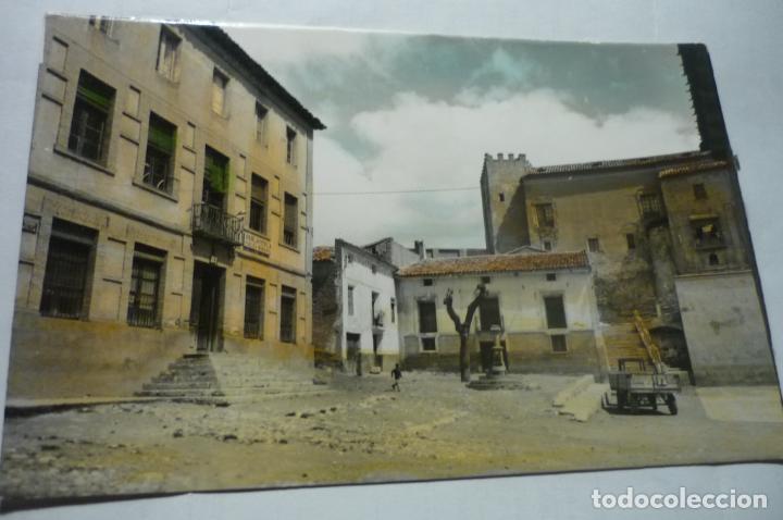 Postkarten: postal cetina ayuntamiento y plaza villa coloreada escrita cm