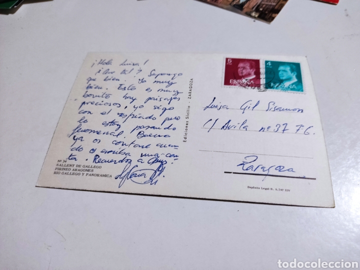 Postales: Postal Sallent de Gallego - Foto 2
