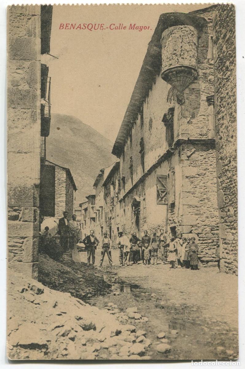 Postales: Benasque. Calle Mayor - Foto 1