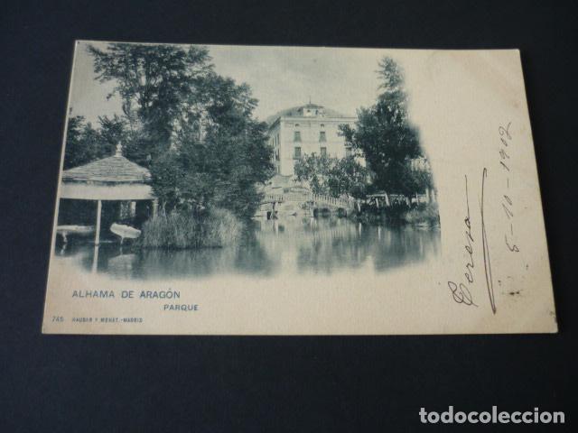 Postales: ALHAMA DE ARAGON ZARAGOZA EL PARQUE - Foto 1