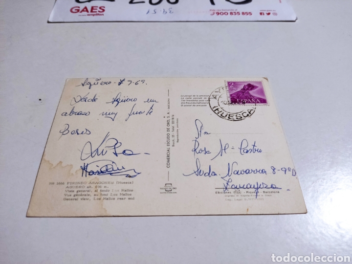 Postales: Postal Aguero, Huesca - Foto 2