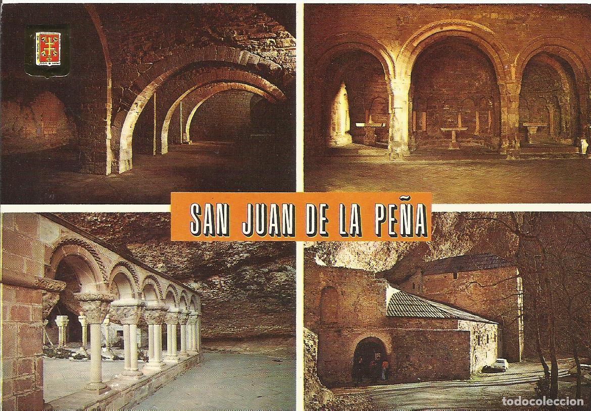 Cartes Postales: Pirineo Aragon&eacute;s. San Juan de la Pe&ntilde;a. Escudo de Oro. 10x15 cm. 1960. Postal.