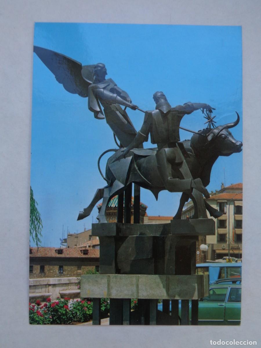 Postales: POSTAL DE TERUEL : MONUMENTO A LA VAQUILLA - Foto 1