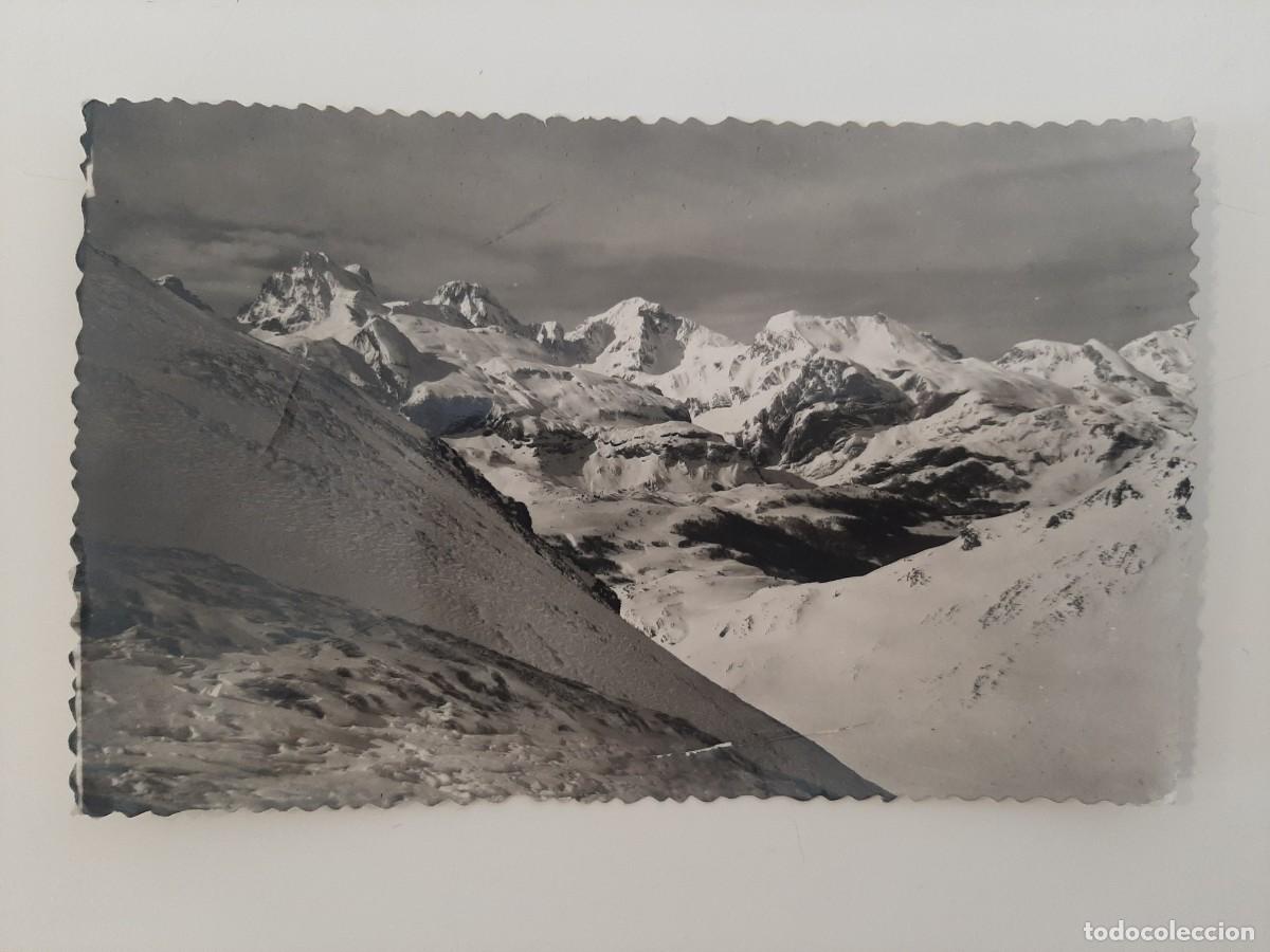 Postales: POSTAL CANFRANC CANDANCH&Uacute;. MACIZO DEL ASPE. TUCA BLANCA Y BOSQUE DE LAS HAYAS. CIRCULADA