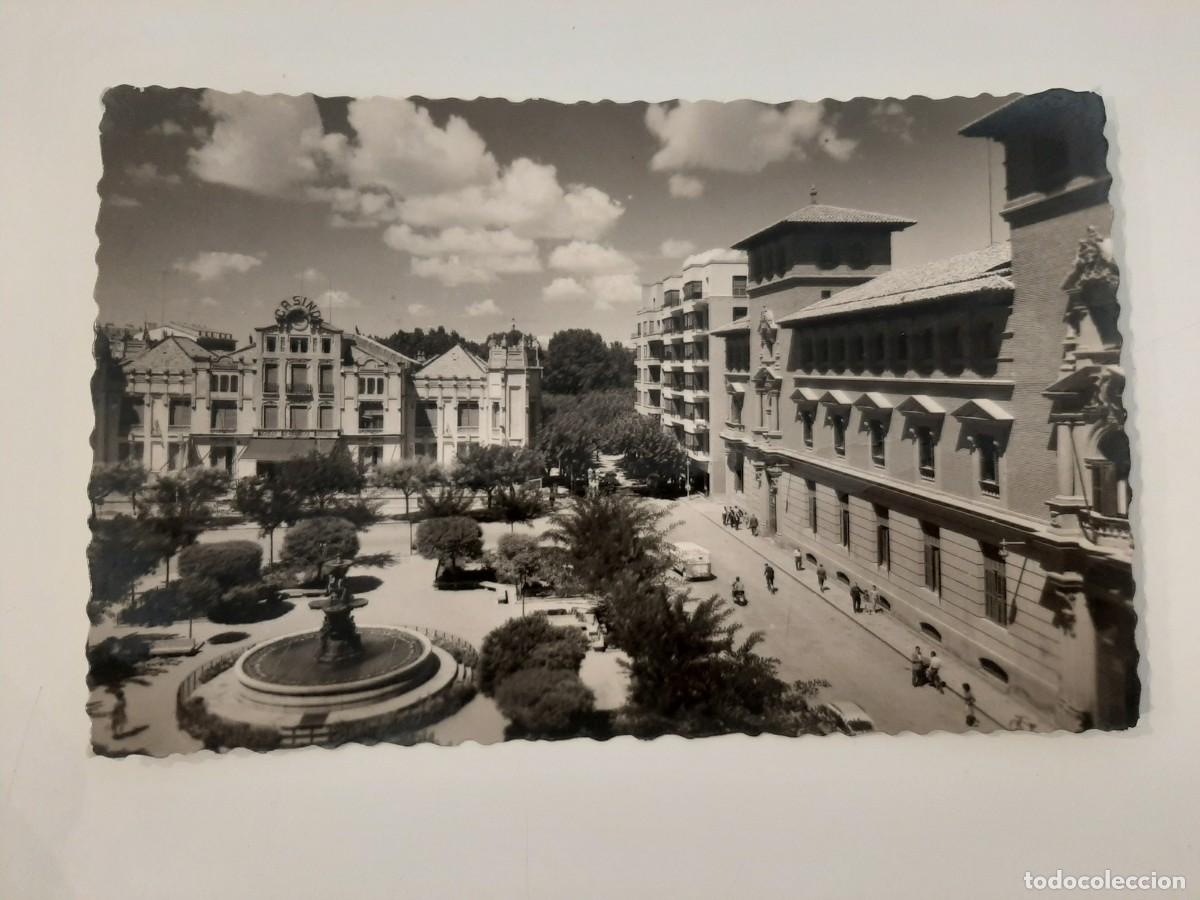 Postales: POSTAL HUESCA. PLAZA DE NAVARRA. CIRCULADA. - Foto 1