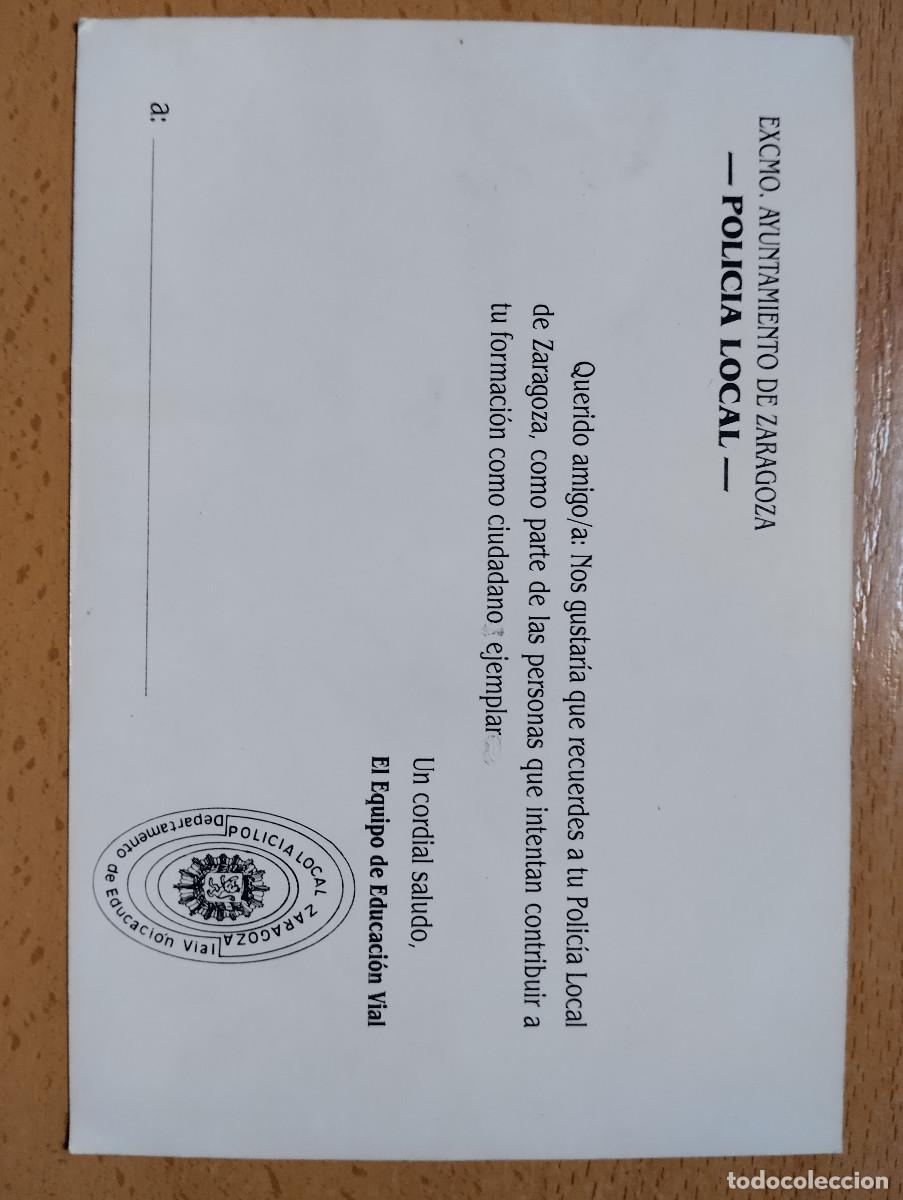 Postales: POLICIA LOCAL. ZARAGOZA. - Foto 2