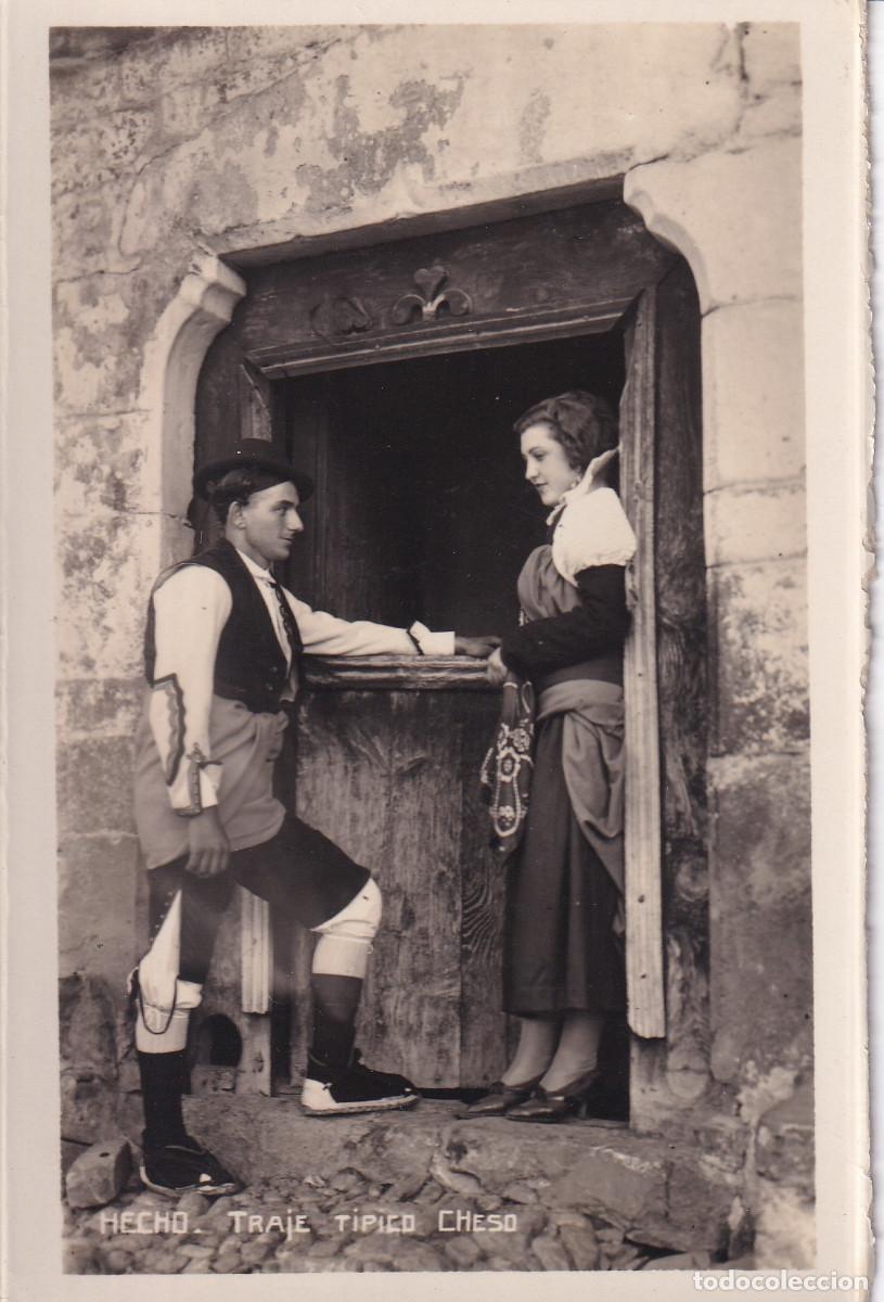 Postales: HUESCA HECHO TRAJE TIPICO CHESO - Foto 1