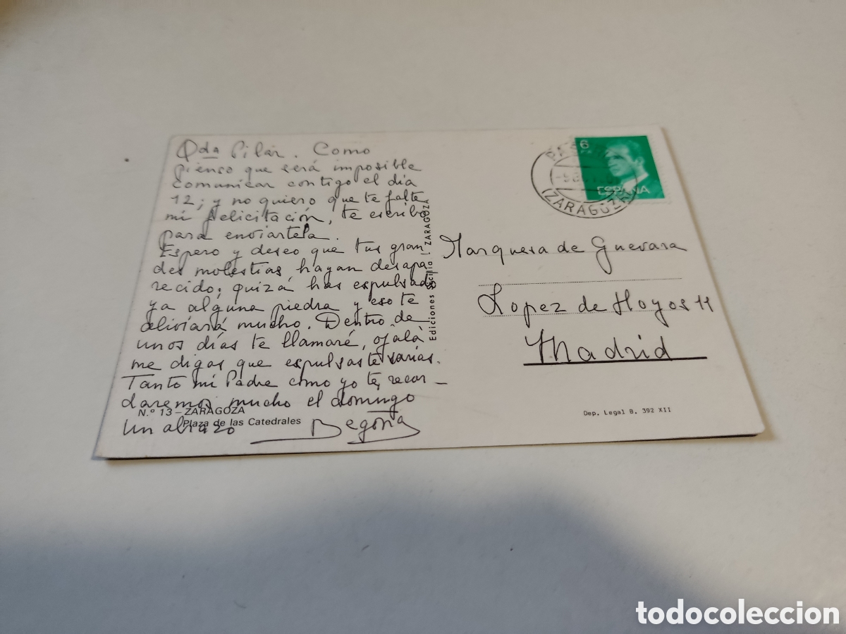 Postales: Postal Zaragoza - Foto 2