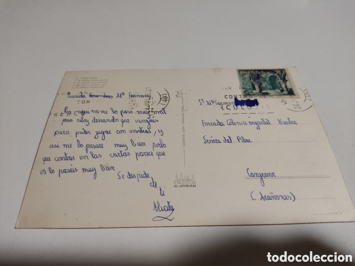 Postales: Postal Zaragoza piscina - Foto 2