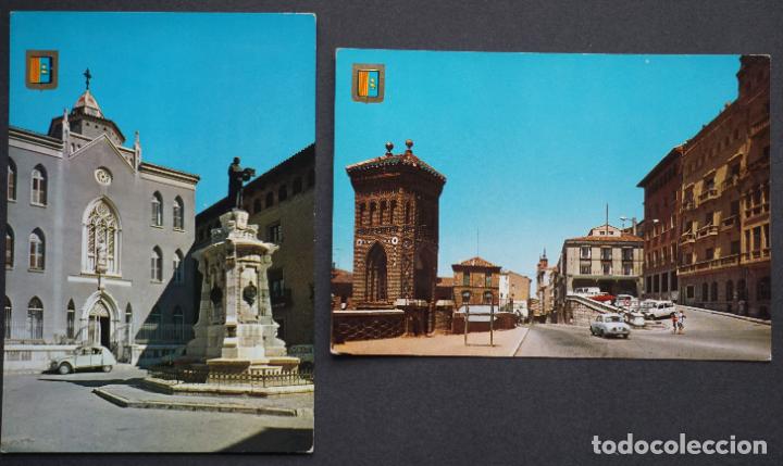 Postales: 2 postales de Teruel, sin circular editadas el a&ntilde;o 1971 - Foto 1
