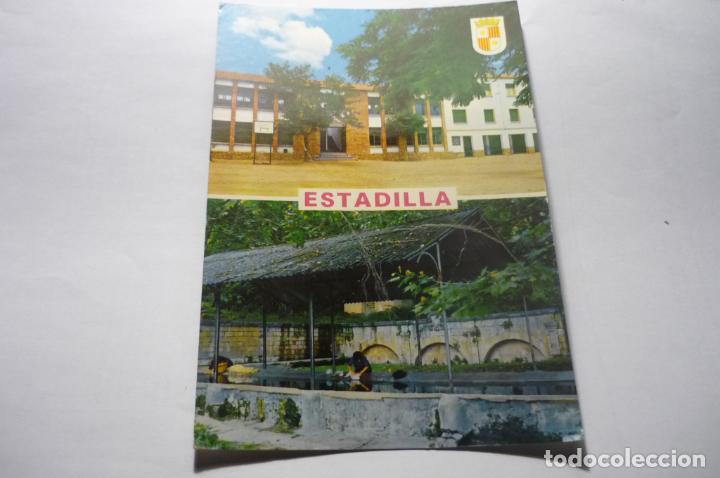 Postcards: postal estadilla escuelas y fuente lavadero escrita cm