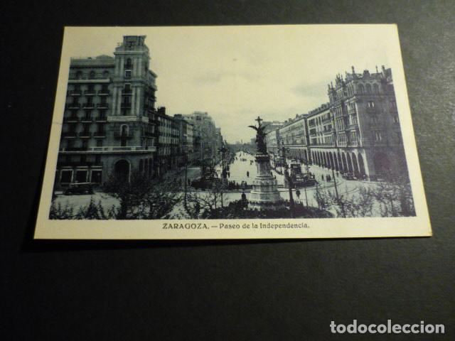 Postales: ZARAGOZA PASEO DE LA INDEPENDENCIA - Foto 1