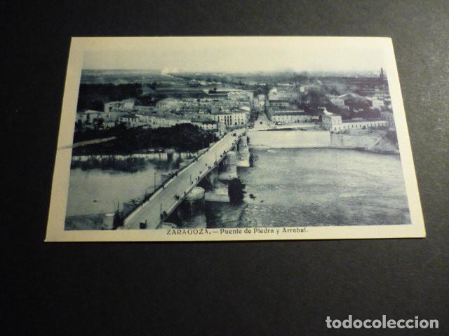 Postales: ZARAGOZA PUENTE DE PIEDRA Y ARRABAL - Foto 1