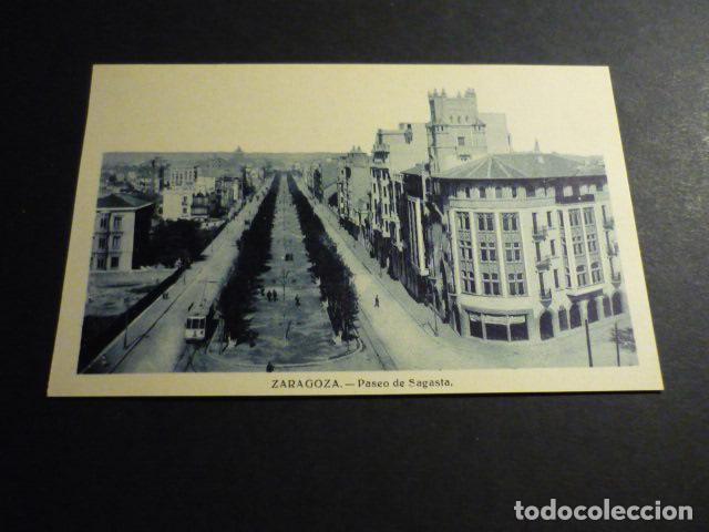 Postales: ZARAGOZA PASEO DE SAGASTA - Foto 1