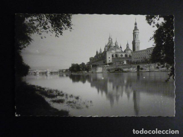 Postales: ZARAGOZA BASILICA DEL PILAR Y RIO EBRO - Foto 1