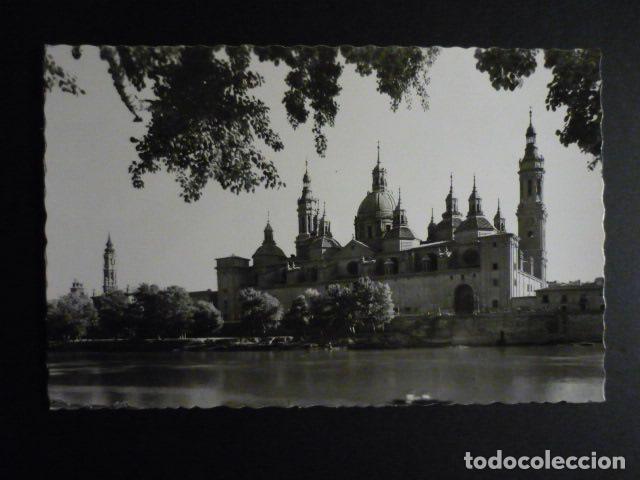 Postales: ZARAGOZA TEMPLO DEL PILAR Y RIO EBRO - Foto 1