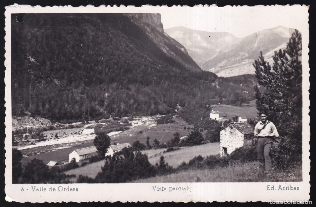 Postales: Valle de Ordesa. *Vista parcial* Circulada 1952.