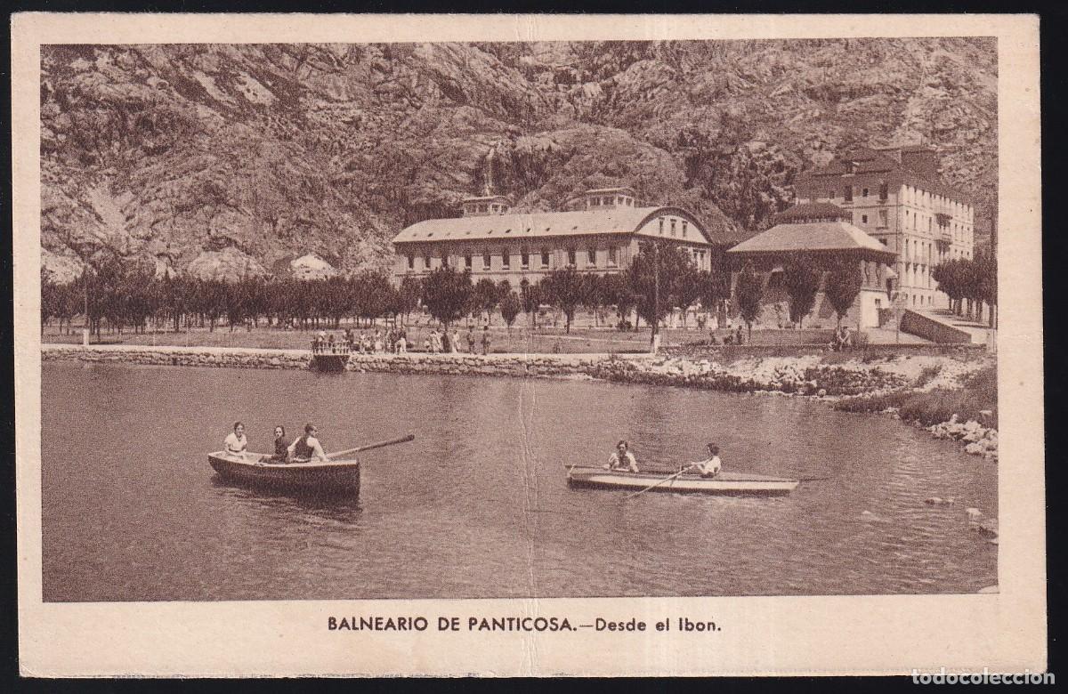 Postales: Balneario de Panticosa. *Desde el Ibon* Circulada 1943.