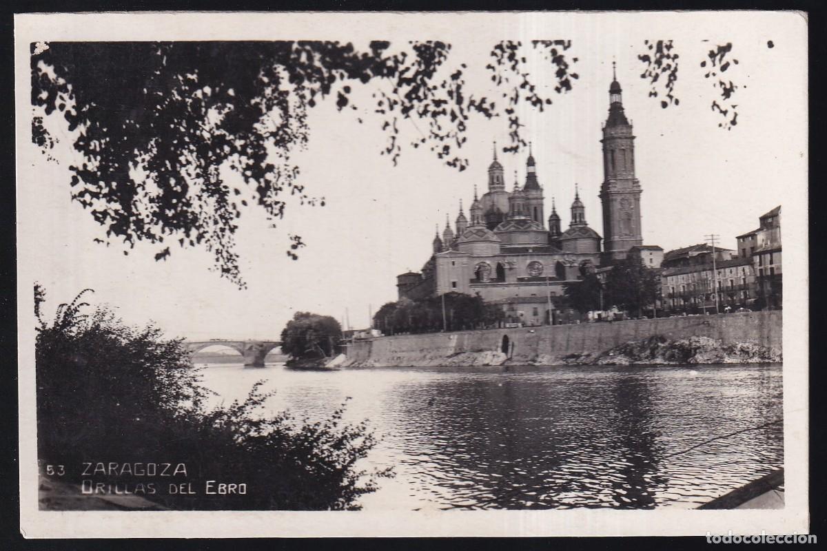Postales: Zaragoza. *Orillas del Ebro* Nueva. - Foto 1