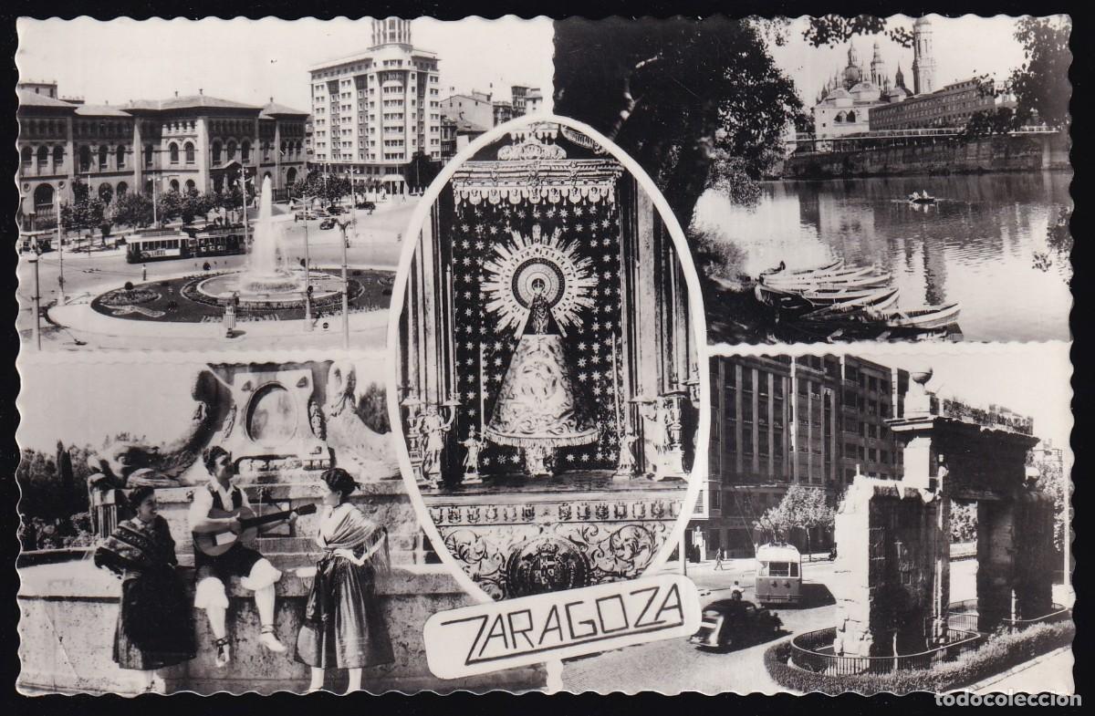 Postales: Zaragoza. Ediciones Darvi. Circulada 1959. - Foto 1