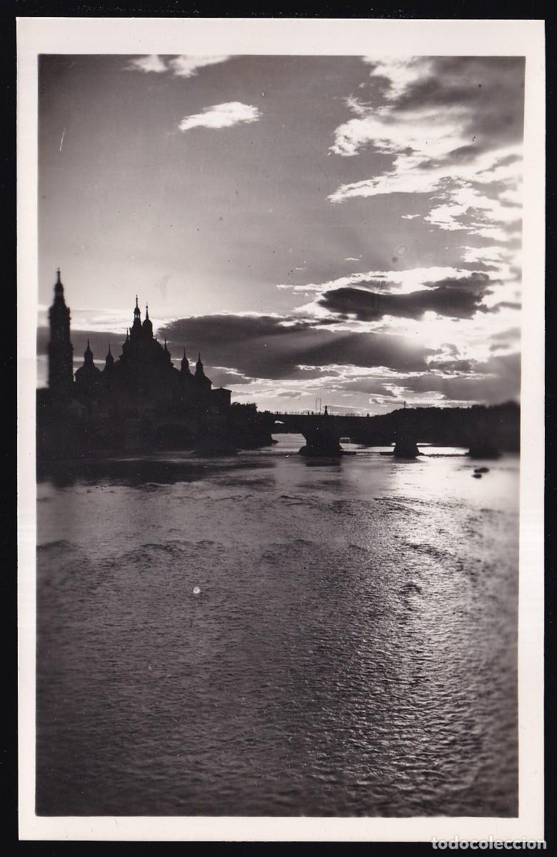 Postales: Zaragoza. *Puesta de sol* Nueva. - Foto 1