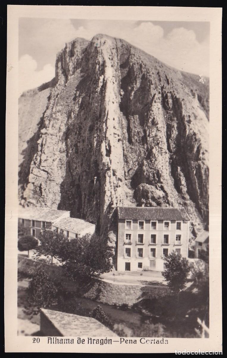 Postales: Alhama de Arag&oacute;n. *Pe&ntilde;a Cortada* Nueva. - Foto 1