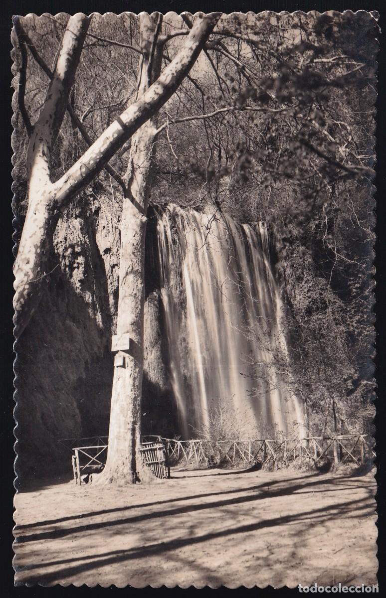 Postales: Monasterio de Piedra. *Cascada Caprichosa* Circulada Monasterio 1955.