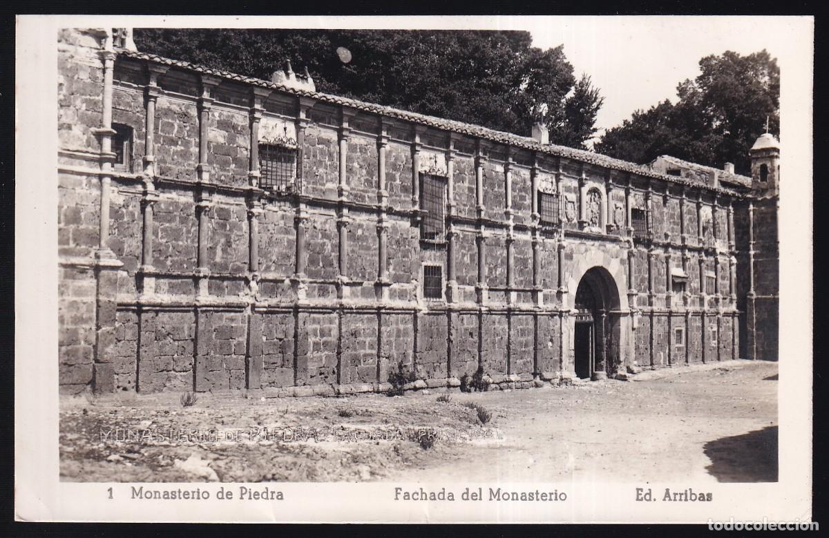 Postales: Monasterio de Piedra. *Fachada del Monasterio* Nueva.
