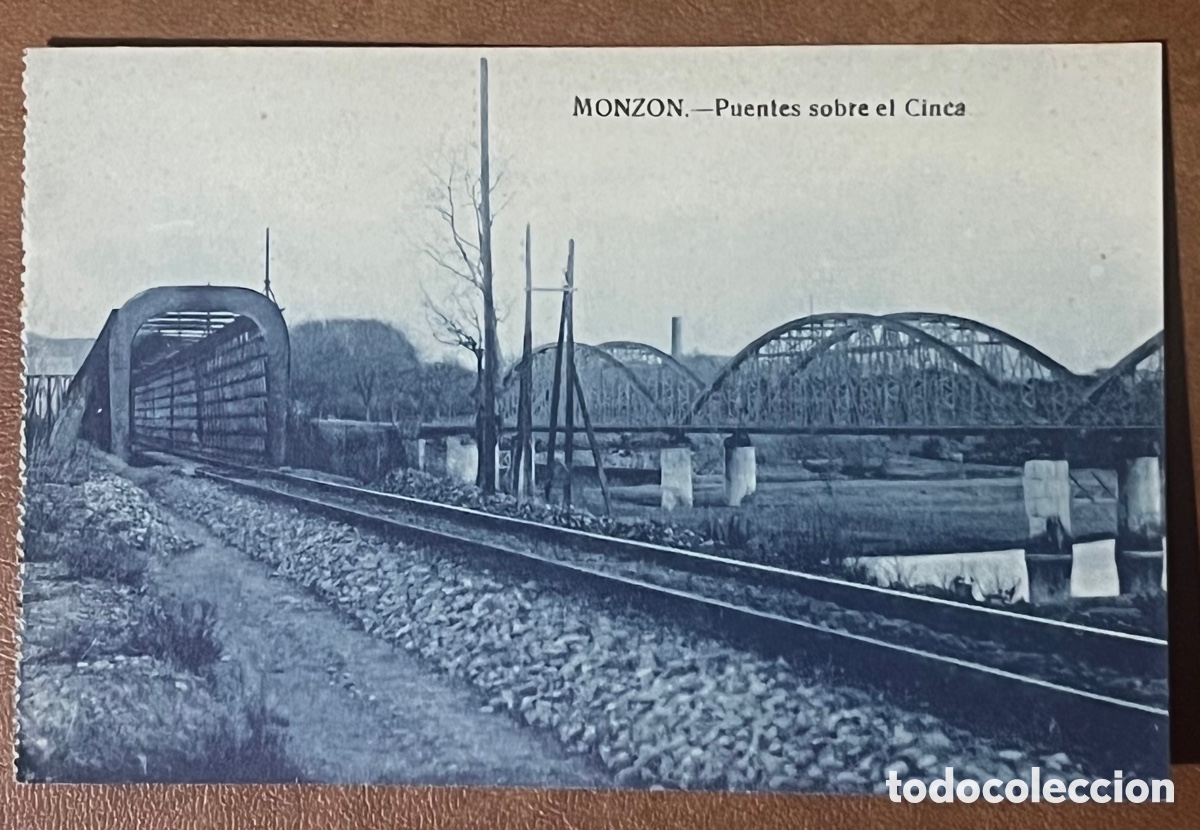 Postales: POSTAL, MONZON - PUENTES SOBRE EL CINCA. sin circular - Foto 1