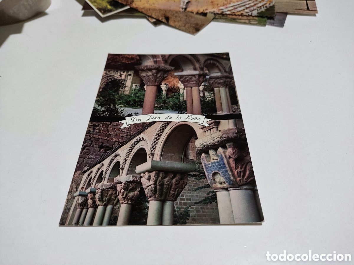 Postcards: Postal San Juan de la Pe&ntilde;a, Arag&oacute;n