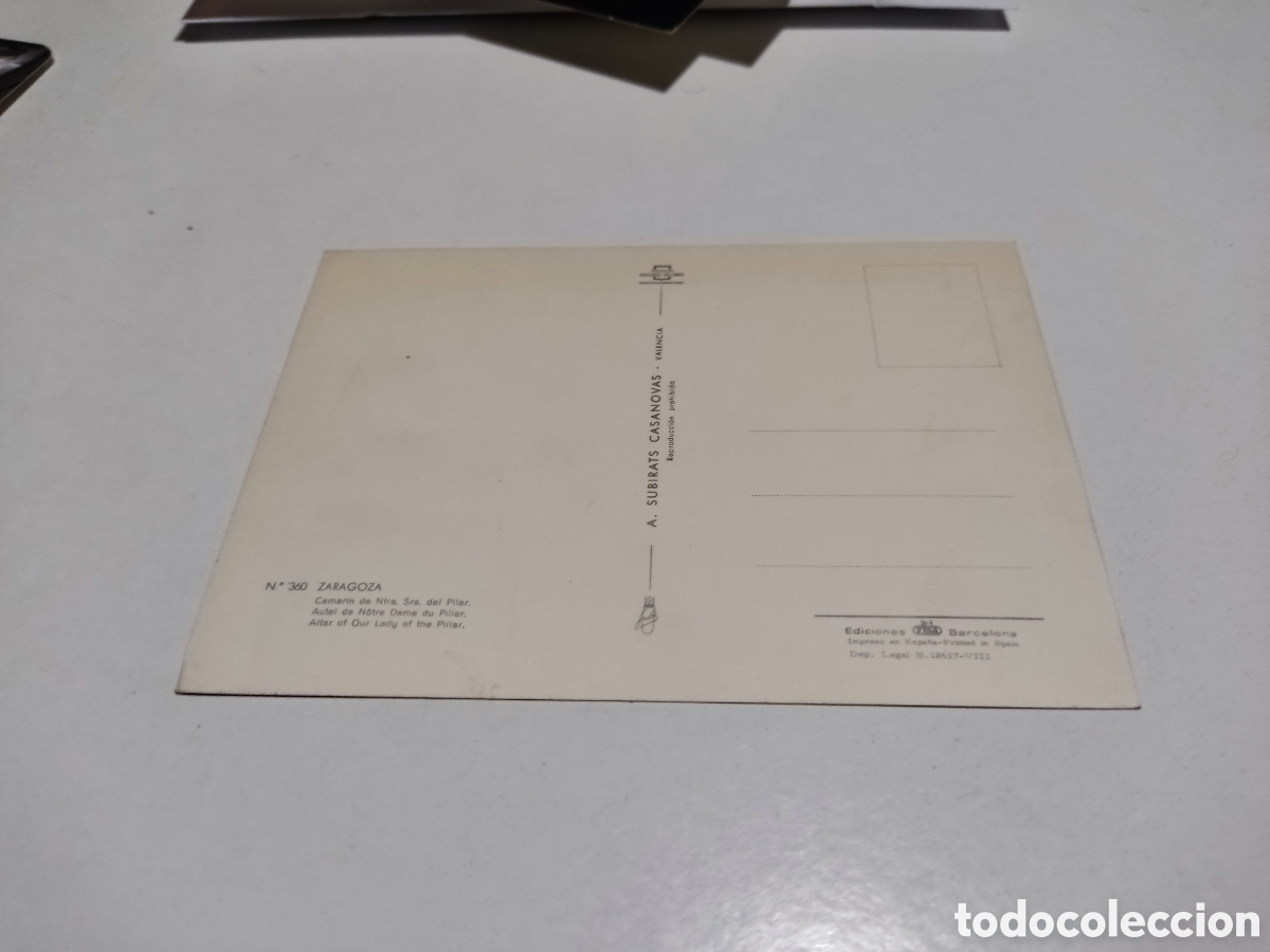 Postales: Postal Zaragoza - Foto 2