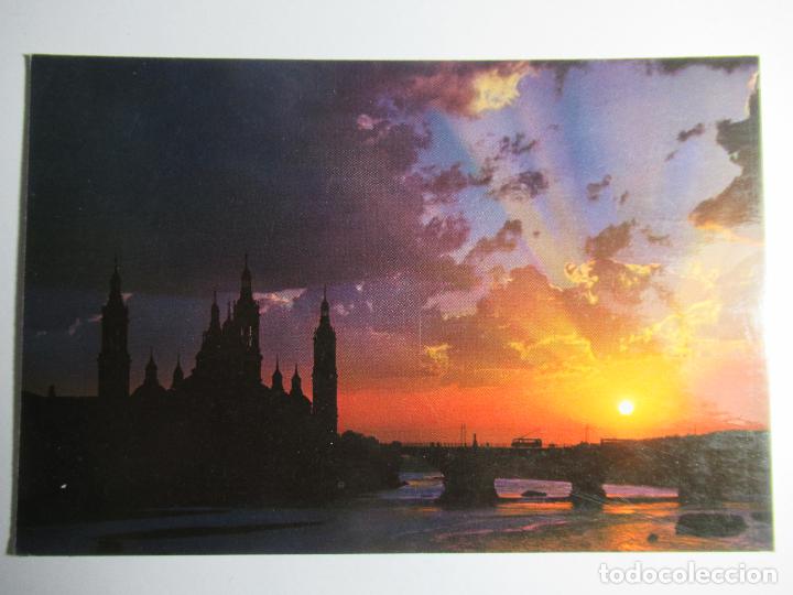 Postales: Zaragoza - Puesta de Sol - S/C - Foto 1