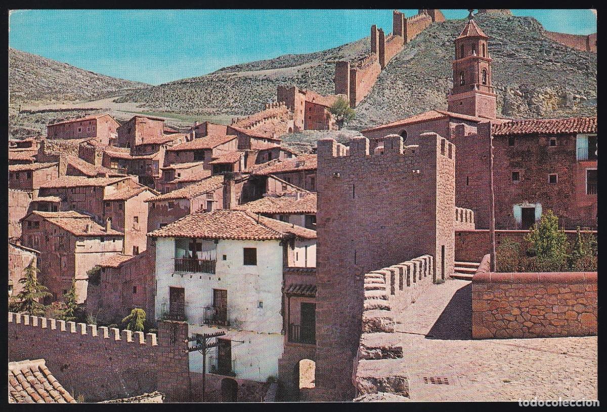 Cartes Postales: Albarrac&iacute;n. *Panor&aacute;mica. Detalle de las murallas y castillo* Sicilia n&ordm; 2. Nueva.